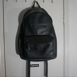 Coach Men’s Leather Backpack